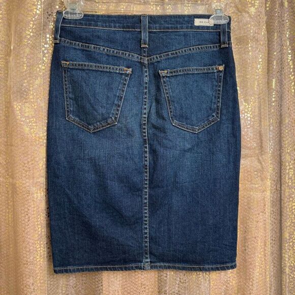 Big Star Stella High Rise Denim Pencil Skirt Size 26 Small - Picture 2 of 9